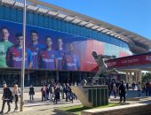 توافد جماهير برشلونة على كامب نو لحضور مؤتمر تقديم تشافي.. فيديو