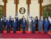 الرئيس السيسي يستقبل النواب العموم العرب والأفارقة المشاركين بمؤتمر النيابة العامة