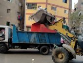 محافظة القاهرة تتحفظ على سيارة بيع لحوم وترفع إشغالات بأحياء المنطقة الشمالية