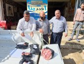 ضبط 612 كجم من اللحوم ومصنعاتها مخالفة للاشتراطات الصحية فى الفيوم