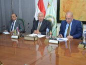 وزراء التنمية المحلية والزراعة والإسكان يؤكدون عدم السماح بأى تعديات على الأراضى الزراعية