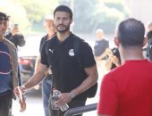 شاهد.. مغادرة منتخب مصر إلى أنجولا من برج العرب
