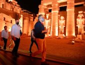 جولة تفقدية لوزير السياحة بالأقصر لمراجعة اللمسات النهائية لاحتفالية طريق الكباش.. صور