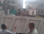 إزالة 208 حالة إشغالات من شوارع مدينة بنى سويف