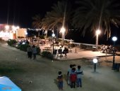 الأجواء الغائمة وطقس مائل للبرودة بمطروح لا يمنع تنزه المواطنين.. لايف