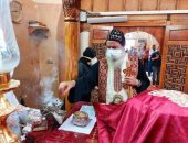 الكنيسة الأرثوذكسية تواصل احتفالات دير الشهيد العظيم مارجرجس بالرزيقات 