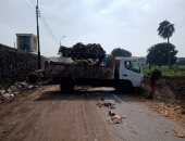 إصلاح كسر بخط المياه بحي وسط مدينة المنيا وحملات مكثفة للنظافة