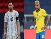 كلاسيكو نارى بين الأرجنتين والبرازيل فى تصفيات كأس العالم 2022