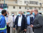 "القابضة لمياه الشرب" تجرى جولة تفقدية لاستعدادات نوة "المكنسة" بالإسكندرية .. صور