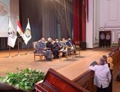 مفتى الجمهورية يحاضر فى ندوة الشباب وبناء الوعى بجامعة بنى سويف.. لايف