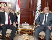 محافظ بنى سويف يستقبل رئيس هيئة قضايا الدولة ويتفقان على إنشاء قسم قضائى .. صور