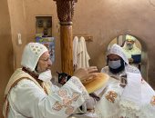 الأنبا مرقس يترأس قداس ذكرى تكريس أول كنيسة باسم مارجرجس بدير الرزيقات بالأقصر
