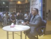 محمد الخياط بـ مكتبة مصر الجديدة: الشائعات تستهدف الشباب بواسطة الإنترنت
