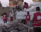 "التاسعة" يستعرض جهود الهلال الأحمر فى دعم المتضررين من سيول أسوان
