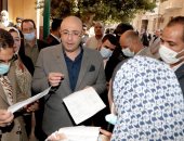 محافظ بنى سويف يتابع توزيع 185 ألف فيزا على المواطنين منتفعى تكافل وكرامة