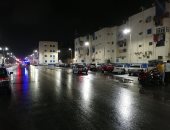 سقوط أمطار خفيفة على عدد من أحياء بورسعيد.. صور