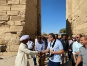 "الآثار" تواصل استعداداتها لاحتفالية "طريق الكباش" داخل معابد الأقصر (صور) 