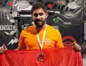 الرباع سامي أبو العز يفوز بفضية بطولة العالم للقوة البدنية