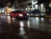 أمطار متفرقة على محافظة الإسكندرية وتوقعات بغزارتها الساعات القادمة.. لايف