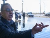 استحابة لـ"اليوم السابع".. محافظ الإسكندرية يتابع تصريف تراكمات الأمطار بالكورنيش