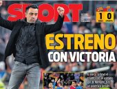 تعويذة تشافي.. صحف إسبانيا تحتفل بانتصار برشلونة على إسبانيول