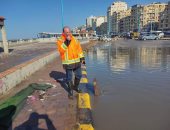 صرف الإسكندرية: الانتهاء من رفع تجمعات مياه الأمطار بطريقى الكورنيش والحرية
