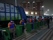 محافظة القاهرة تبدأ تطبيق منظومة النظافة الجديدة بحى السلام ثان