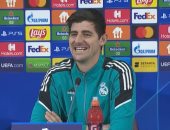 شيريف ضد ريال مدريد.. كورتوا: لا توجد مباريات سهلة وسنبذل قصارى جهدنا غدا