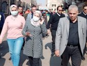 نائب محافظ القاهرة تتفقد مستوى النظافة بشوارع حلوان