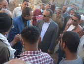 نائب محافظ المنيا يتابع معدلات تنفيذ مشروعات "حياة كريمة" بقرى ملوى.. صور
