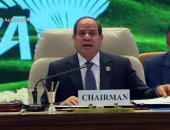 الرئيس السيسى: مصر تسعى لتنمية التجارة البينية بين الدول الأفريقية