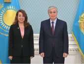 غادة والى تلتقى الرئيس الكازاخستانى: شراكتنا ضرورية لدعم الأمن