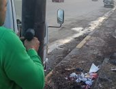 محافظ الإسكندرية يكلف الأحياء بصيانة أعمدة الإنارة التى تأثرت بسوء الأحوال الجوية