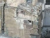 انهيار جزئى بعقار قديم غير مأهول بالسكان فى الإسكندرية دون إصابات