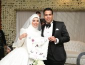 الزميلة شيماء سمير تحتفل بزواجها من رجل الأعمال عمرو العرابي مع الأهل والأصدقاء