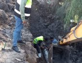 انتهاء إصلاح خط الصرف الصحى بمدينة قنا وعودة مياه الشرب خلال 3 ساعات