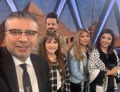 عمرو الليثى ضيف شافكي المنيرى ببرنامج "بيت الكل" على التليفزيون المصرى