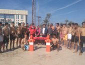 اجتياز 25 شابا دورة فن إنقاذ الغرقى على الشواطئ وحمامات السباحة بشمال سيناء 