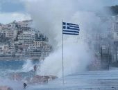 عاصفة شديدة تضرب مدن غرب اليونان.. صور