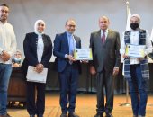 جامعة بنى سويف تكرم طلاب إعلام الفائزين بمسابقة مؤسسة الإعلام والتحول الرقمى
