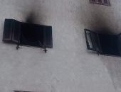 الحماية المدنية تسيطر على حريق هائل فى شقة بمساكن العنانية بدمياط 