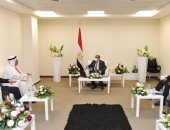 وزير الإنتاج الحربى يستقبل رئيس اللجنة المنظمة لمعرض الكويت للطيران خلال فعاليات إيديكس   