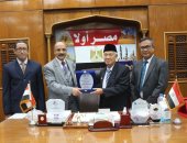 وفد جامعة دار السلام كنتور بإندونيسيا يوقع اتفاقية تعاون مع دار علوم القاهرة