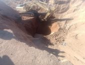 الإنتهاء من إصلاح خط المياه الاستراتيجى بشرم الشيخ.. صور