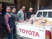 ضبط نصف طن لحوم ومصنعاتها مجهولة المصدر بشمال الجيزة.. فيديو