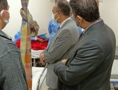 نائب محافظ المنيا يتفقد قسم العزل وأعمال التطوير بمستشفى الحميات.. صور