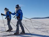 ناسا تراقب مغامرين بريطانيين أثناء محاولة قطع 2500 ميل عبر القطب الجنوبى