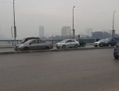 حركة المرور أعلى كوبرى أكتوبر وحالة الطقس فى القاهرة.. بث مباشر