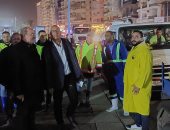 نائب رئيس الشركة القابضة للمياه ورئيس صرف الإسكندرية يتابعان الاستعدادات للنوة