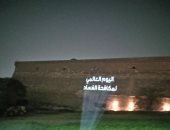 إضاءة قلعتى صلاح الدين وقايتباى بشعار "اليوم العالمى لمكافحة الفساد"